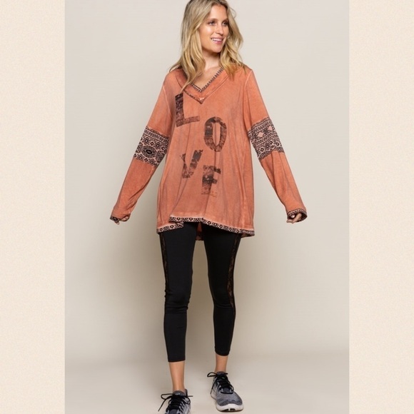 Autumn Sunset “Love So Love” Knit Top - Picture 3 of 5